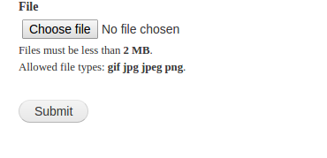 How to remove the file upload button? [#2820582] | Drupal.org