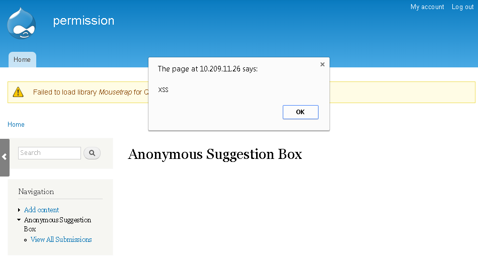[D7] Anonymous Suggestion Box [2342921]
