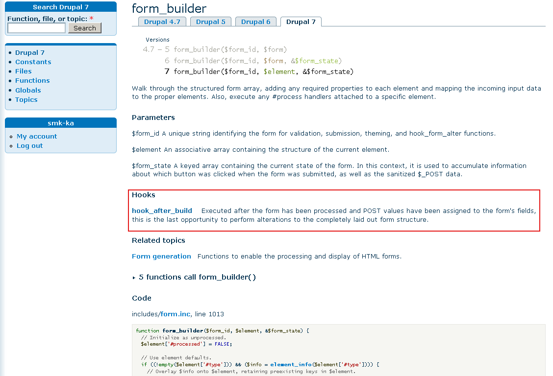 drupal 7 hooks cheat sheet drupal form hooks