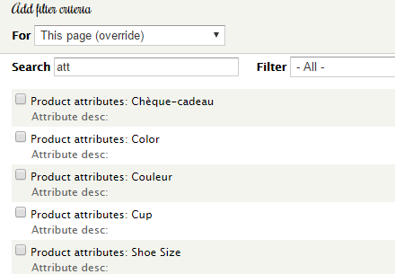 attributes