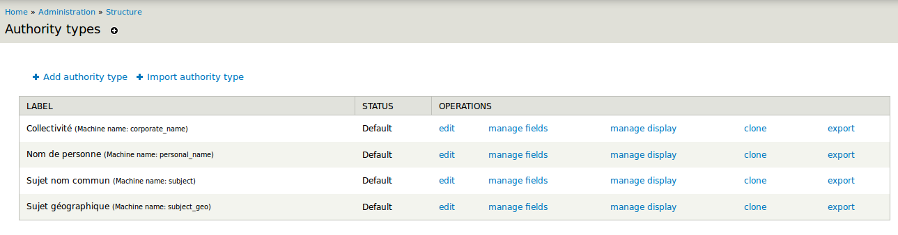 auth config