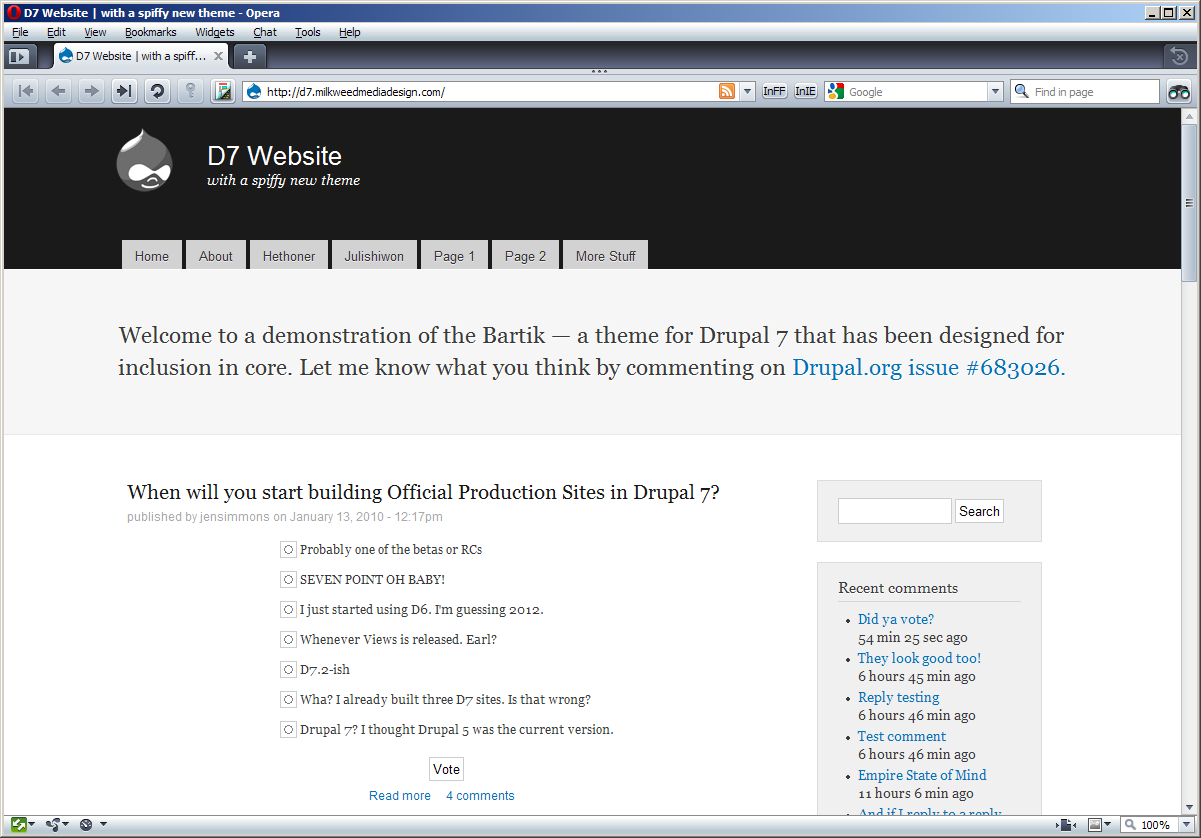 drupal 7 bartik theme drupal 7 bartik theme