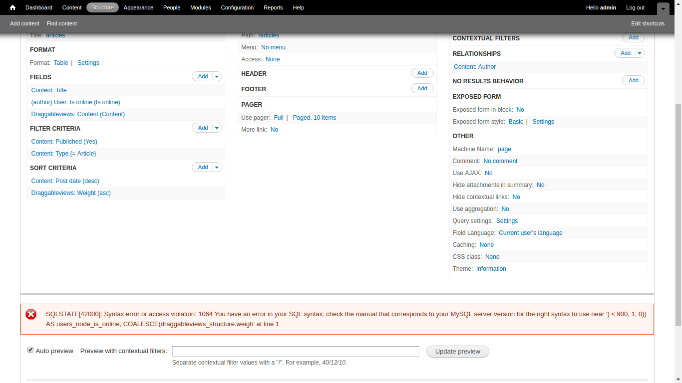 Sqlstate 400 Syntax Error Or Access Violation Drupal Org Sqlstate 400 Syntax Error Or Access Violation Drupal Org