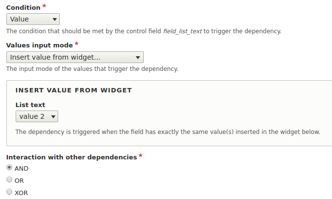 conditionals dont work on dependent paragraphs fields 2851624 triggered text