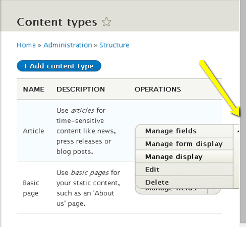 content types