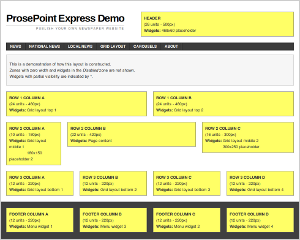 Sample layout demo