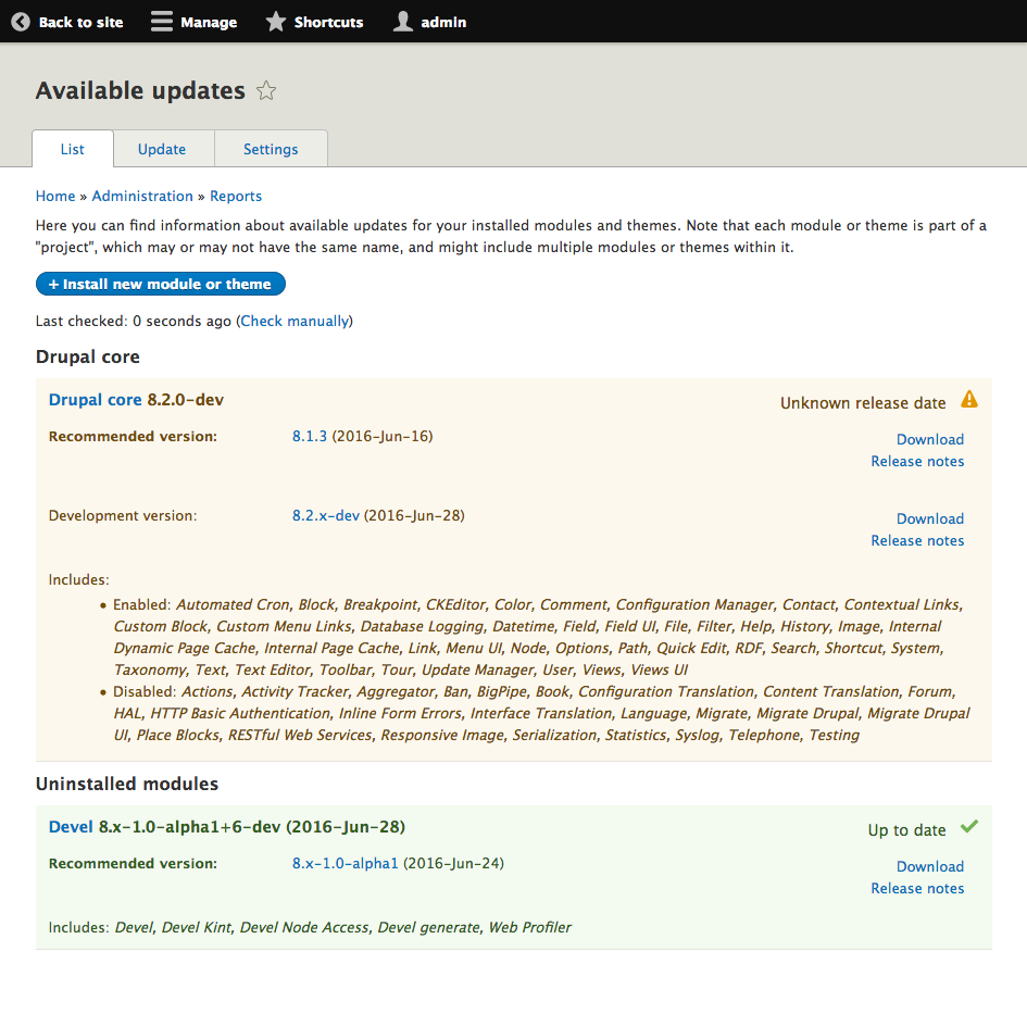 Add packaging info to .info.yml files for extensions managed by