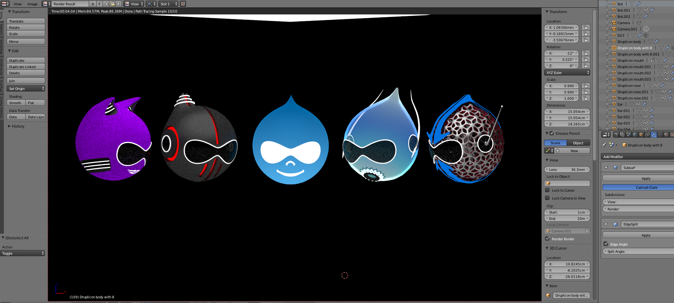 Druplicon Blender 2015