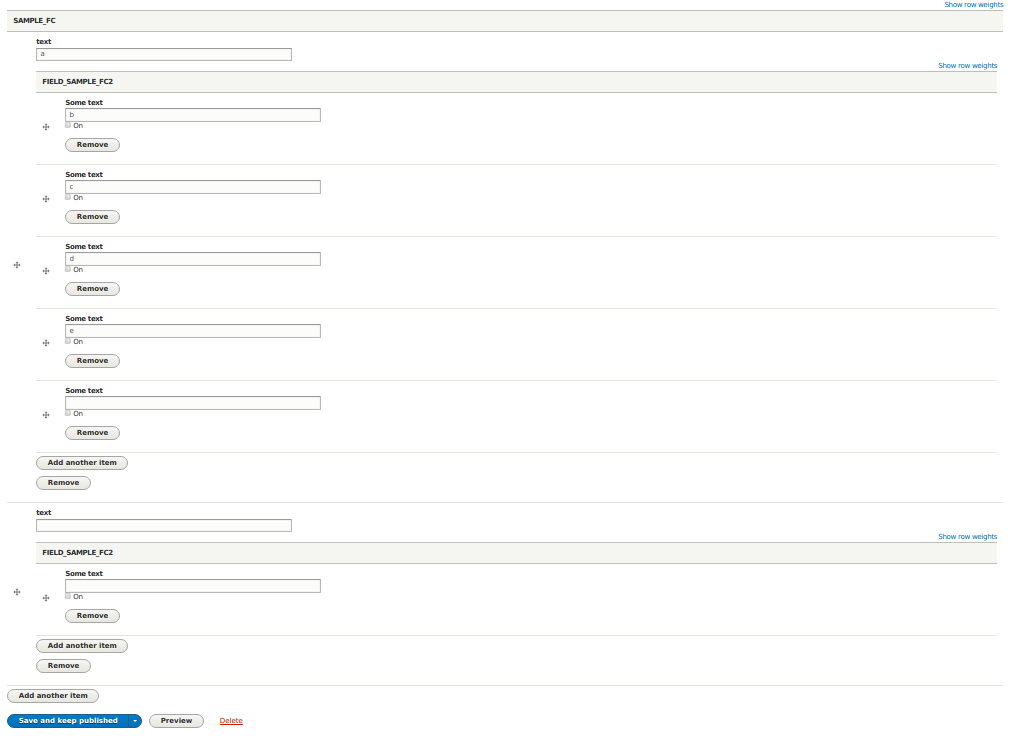 nested field collections add
