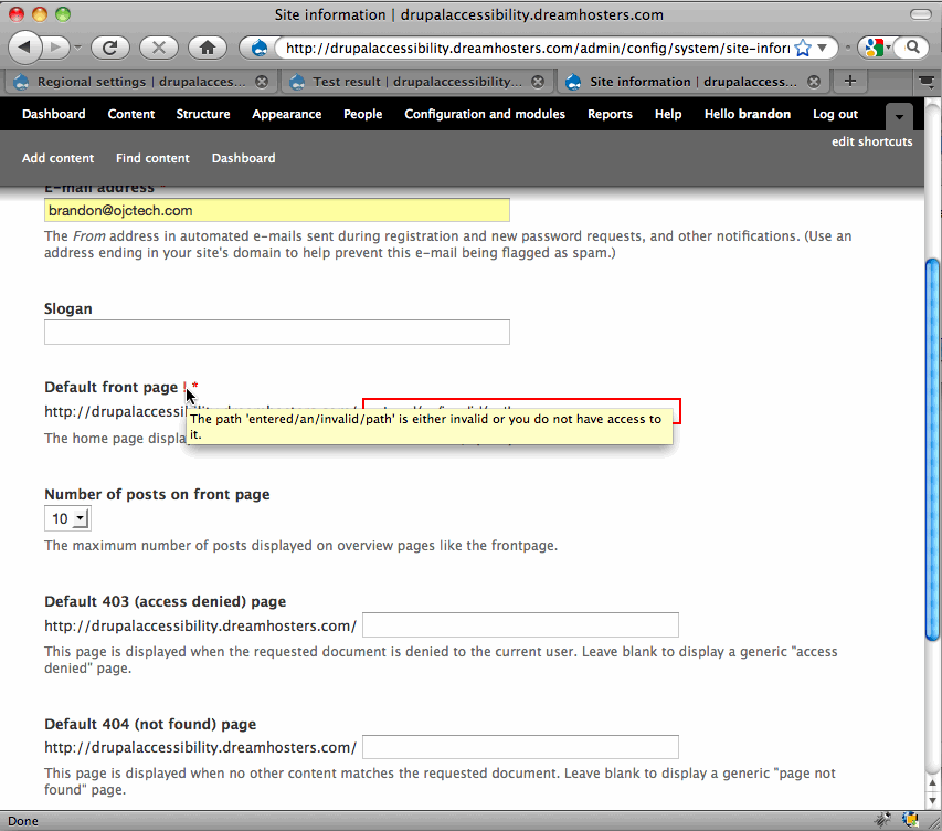 WCAG violation: Relying on a color by itself to indicate a field ...