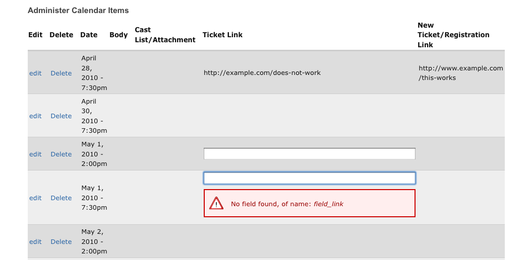 When The Field Is Left Blank It Cannot Be Changed From The Editable View Error Message No Field Found Of Name 7348 Drupal Org When The Field Is Left Blank It Cannot Be Changed From The Editable View Error Message No Field Found Of Name 7348 Drupal Org