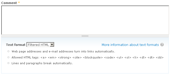 Fallback format is not configurable [#635212] | Drupal.org