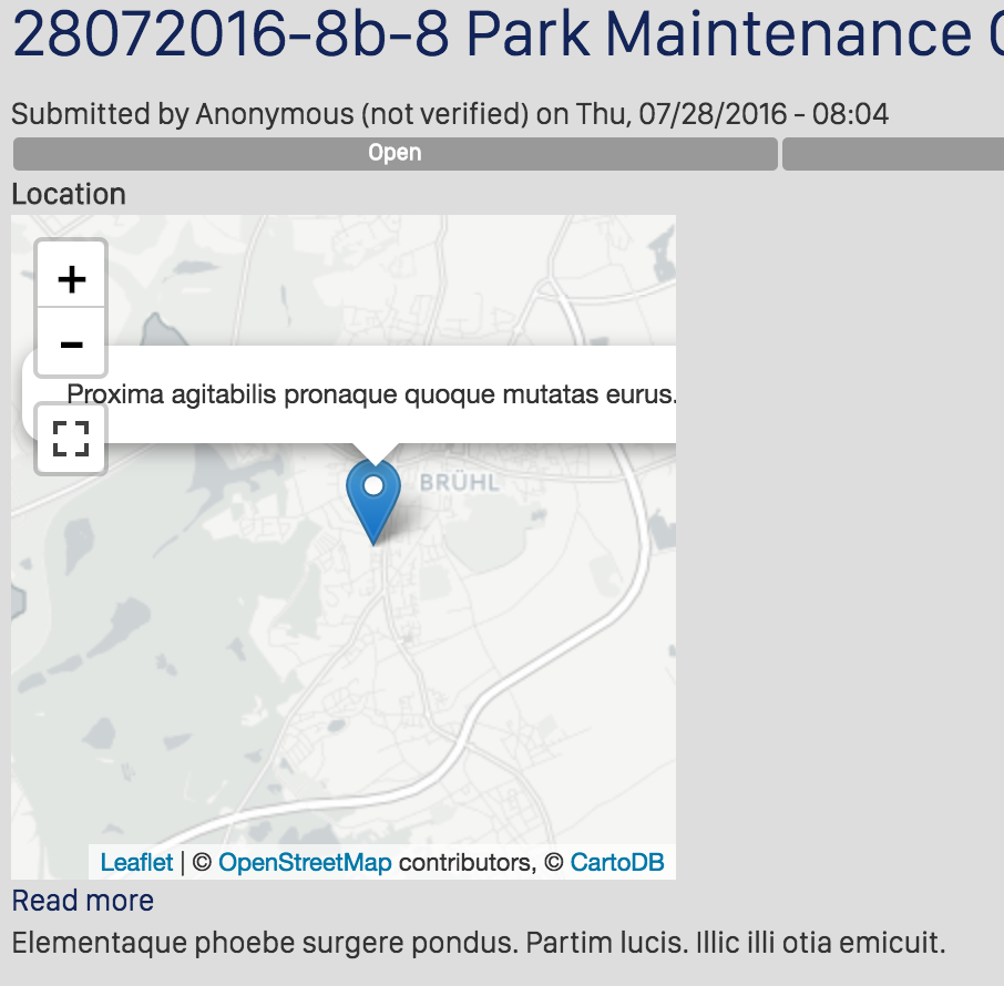 Add a Leaflet map formatter and widget [#2786447] | Drupal.org