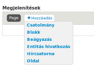 Hungarian add display with patch