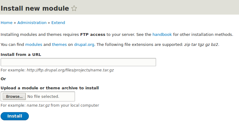 UI text around "install" and "enable" when you download/install/enable ...