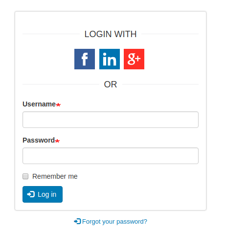 login page with social module enabled.png