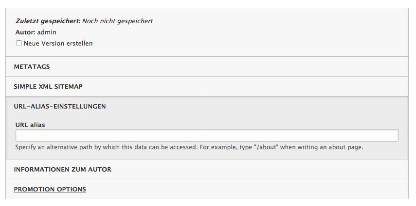 no checkbox to generate automatic url alias 2844529 drupal org