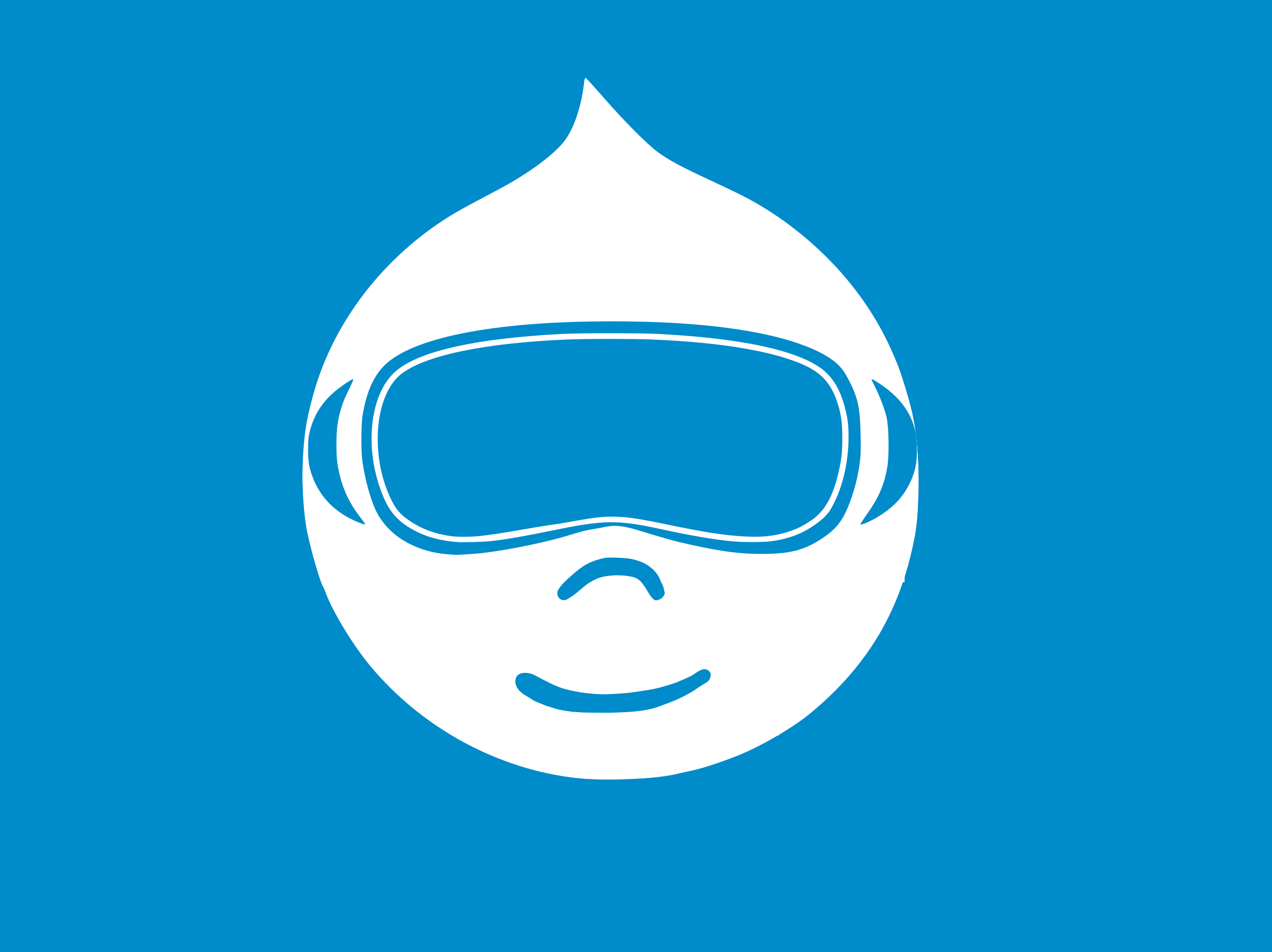 Drupal Mascot with VR glasses [#2891639] | Drupal.org