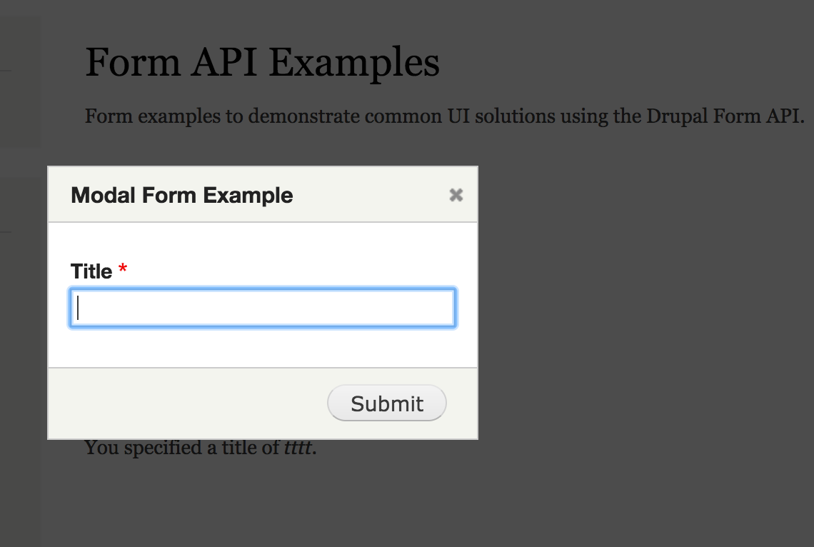 Modal Form Example not working [#2838276] | Drupal.org