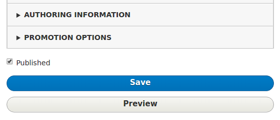 Node add form on a small screen