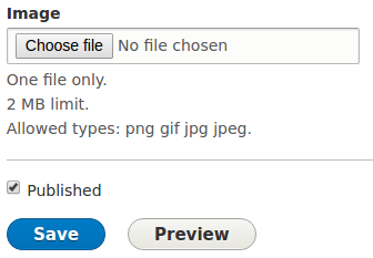 Node add form on a wide screen