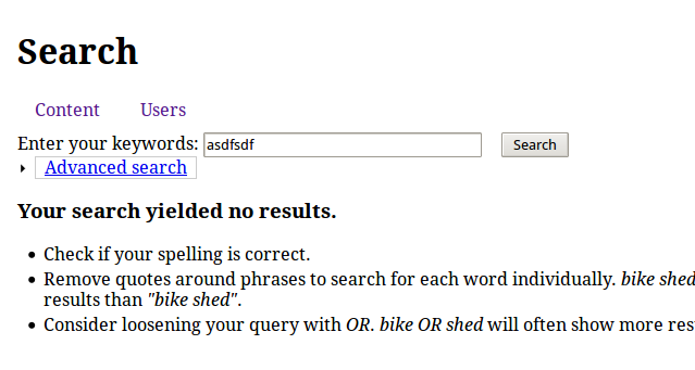 Screen shot with patch in #54 with no search results