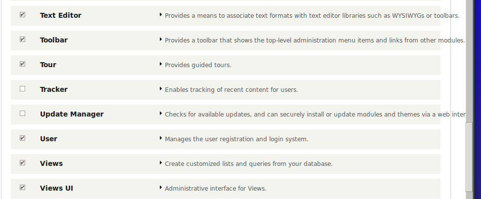 screen shot of text running out of the boxes