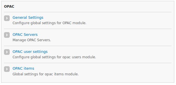 opac config