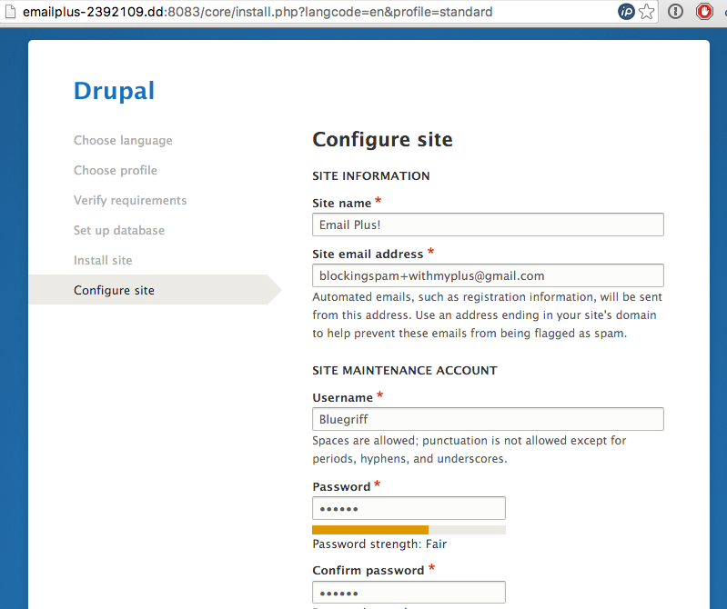 Filter Allow plus sign in email addresses [2392109]