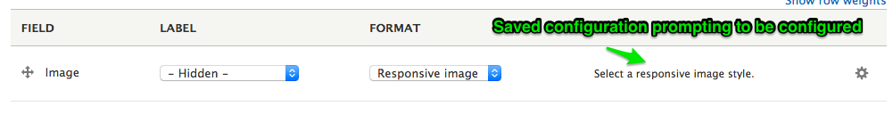 select config