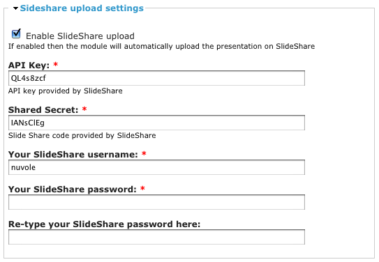 slideshare api