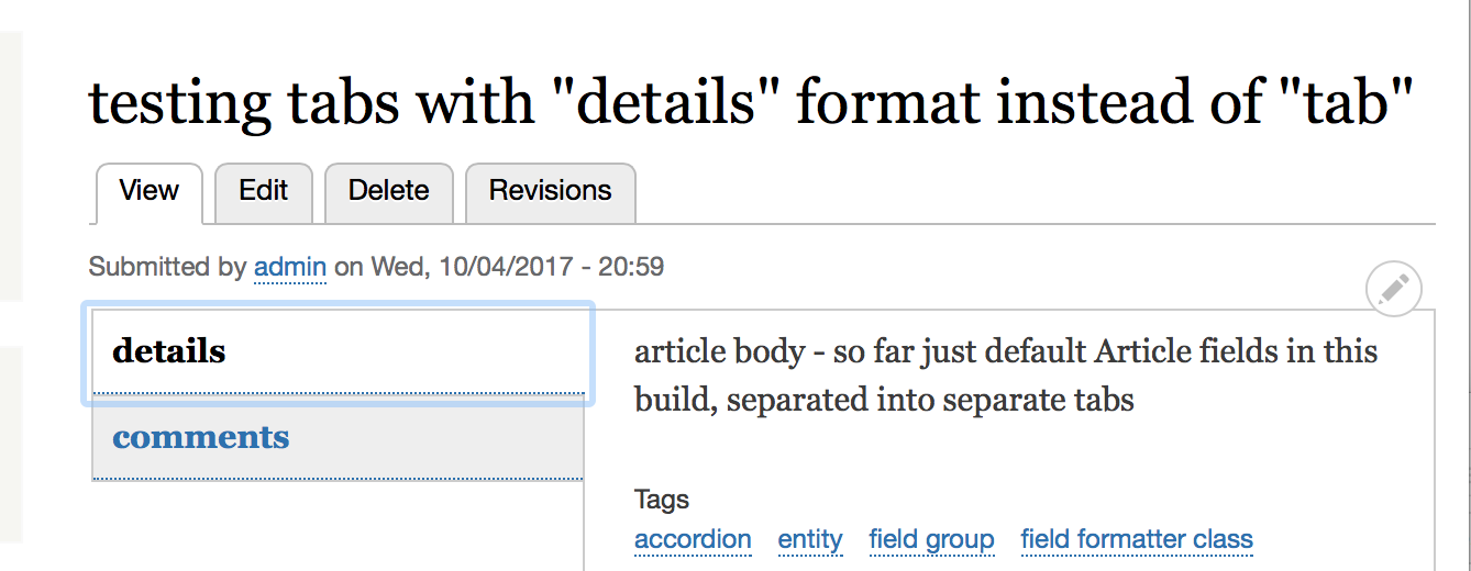 tabs group now uses details format remove tab formatter format tabs