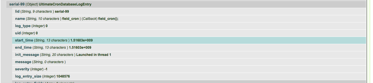 Timestamp shows all jobs behind schedule [#2936825] | Drupal.org