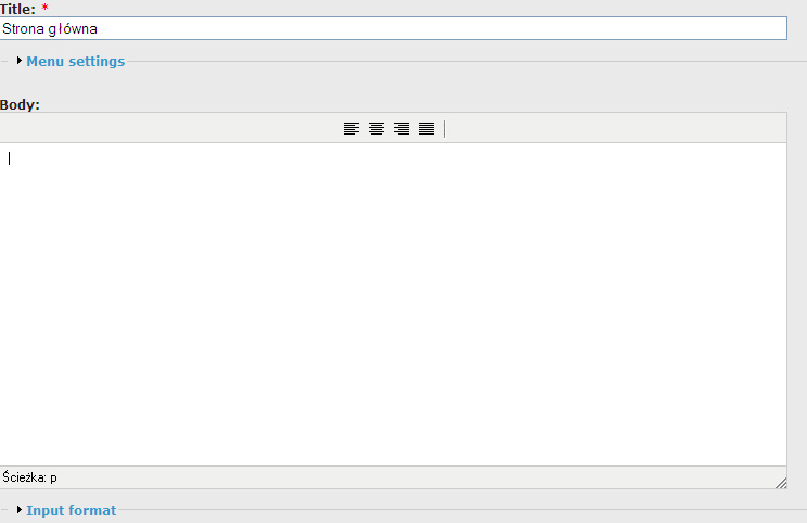 I can't disable rich text editor [#293207] | Drupal.org