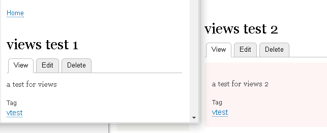 page with term