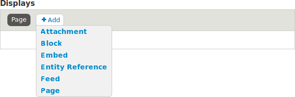 Add display on a view in English