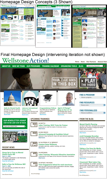 Design Concepts through Final Designs