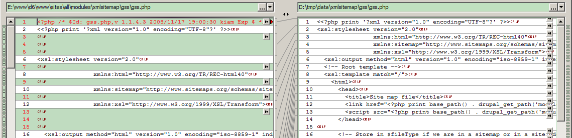 sitemap xml is empty except the general tags 336982 drupal org
