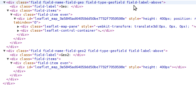 Fix map_id for multiple field formatter views on a page [#1427630 ...