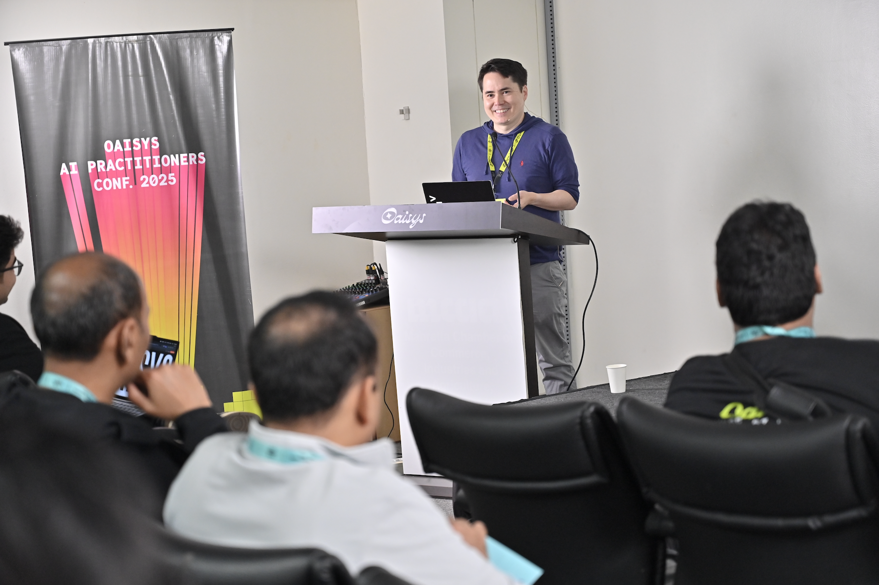 Marcus speaking in Pune