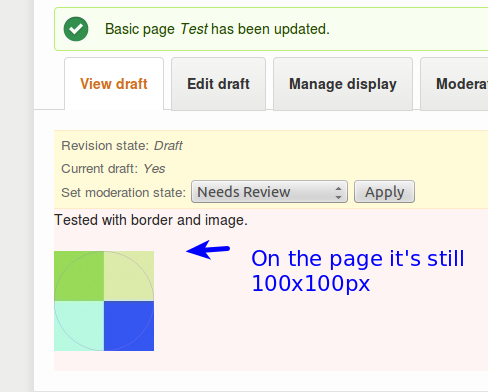 Media resize on page