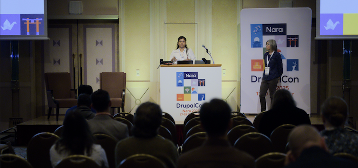 Akansha presenting at Nara