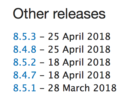 Other releases