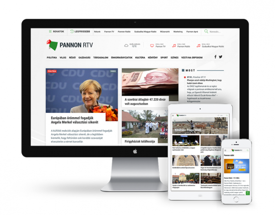 News portal for media house - PannonRTV