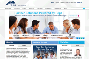 Pega.com Home Page