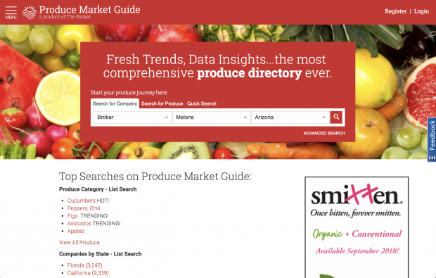 Produce Market Guide - Drupal 8 Development