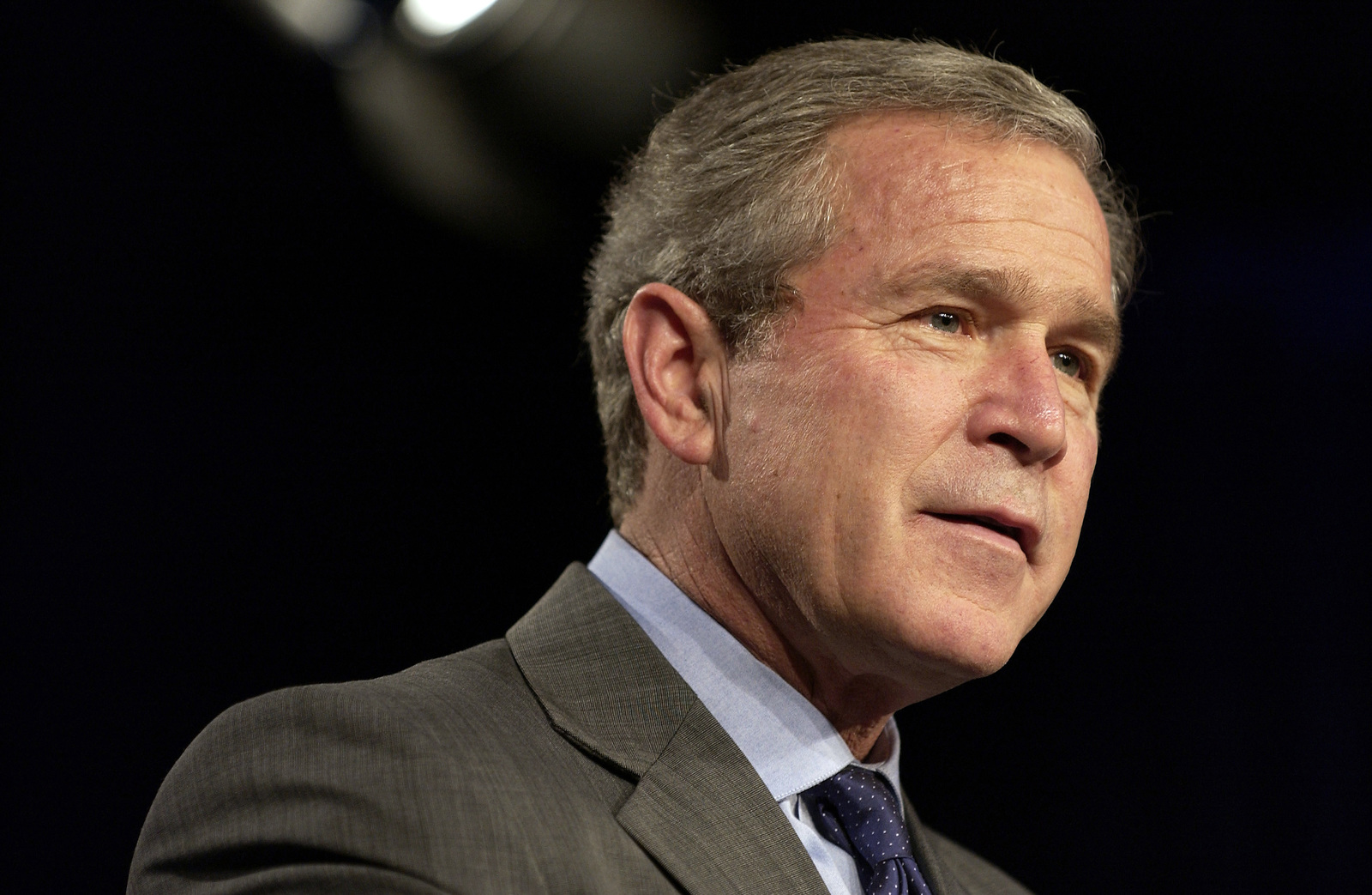 President George W. Bush speaks