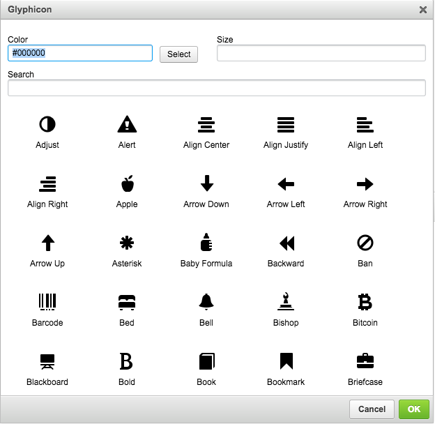 Chart Icon Bootstrap