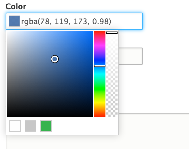 Rgba Color Chart