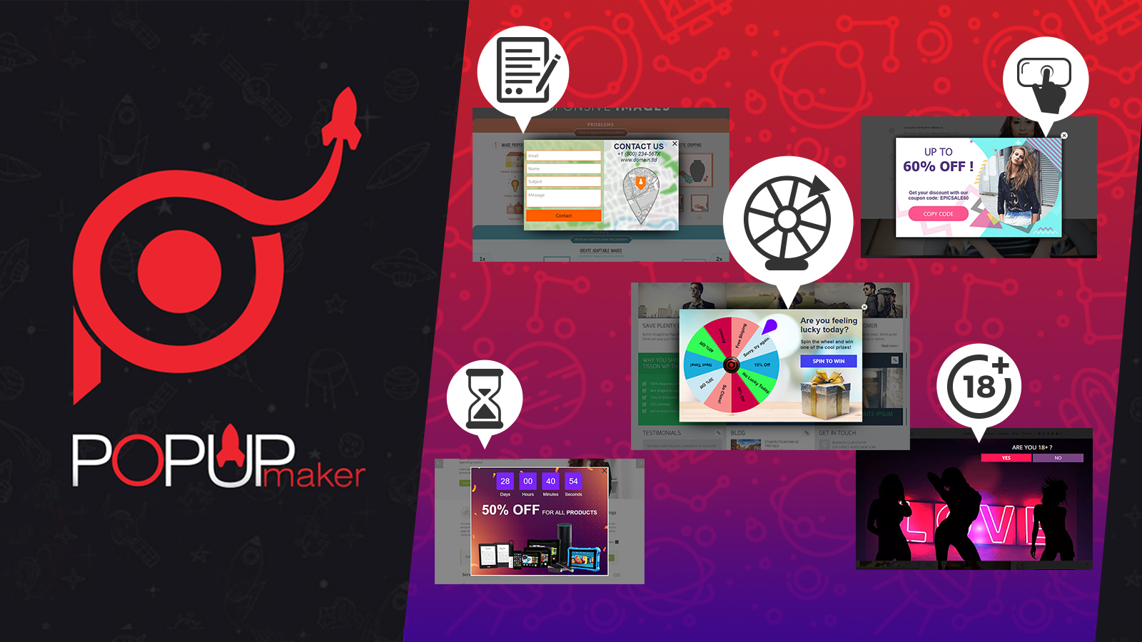 popup maker all popup types drupal org
